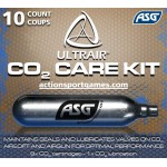Набор ULTRAIR 12 gr. Co2 cartridge, 10 pcs (9 regular & 1 lubrication) арт.: 19237 